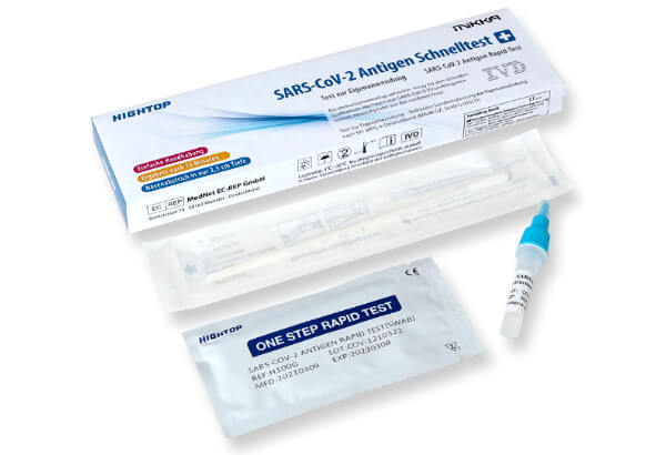 Covid antigen test for end consumer